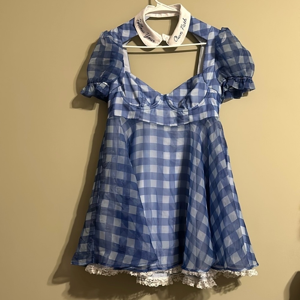 FAR FROM HOME ORGANZA DRESS
DOLLS KILL X WIZARD OF OZ NWT Size L